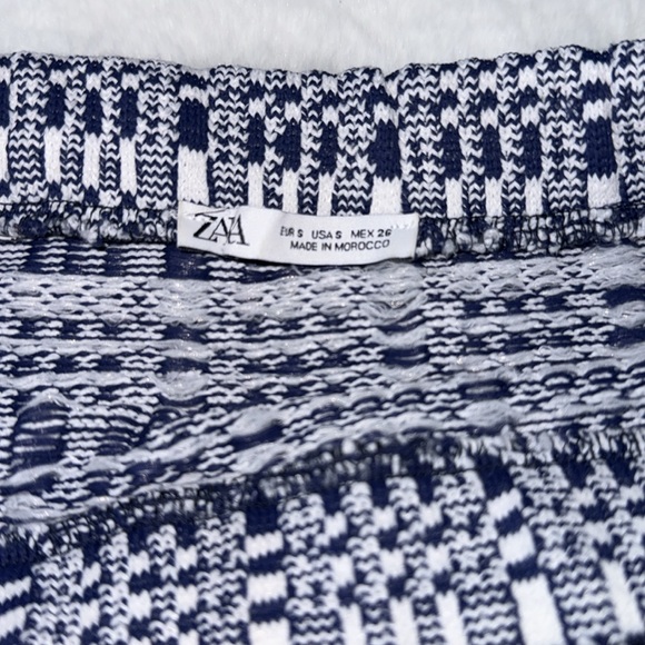 Zara cotton blend skirt with fringe detail - Picture 2 of 3